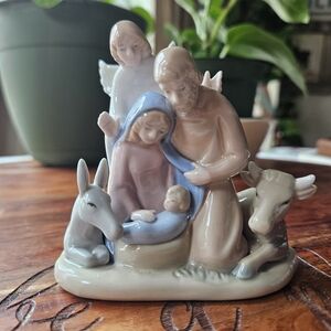 Mini Holy Family Figurine